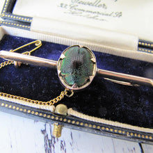 Load image into Gallery viewer, Victorian 9ct Rose Gold Scarab Beetle Brooch/Cravat Pin - MercyMadge
