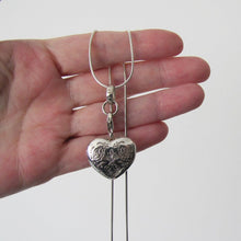 Load image into Gallery viewer, Thomas Sabo Sterling Silver Engraved Puffy Heart Locket
