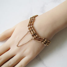 Load image into Gallery viewer, Antique 15ct Rose Gold Gate Bracelet
