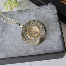 Load image into Gallery viewer, Victorian Scottish Silver &amp; Agate Compass Pendant Fob
