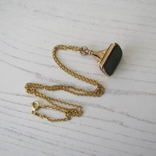 Load image into Gallery viewer, Victorian 9ct Gold &amp; Agate Fob Seal

