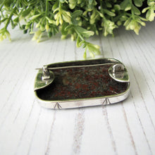 Load image into Gallery viewer, Antique Scottish Silver &amp; Jasper Brooch
