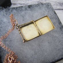 Load image into Gallery viewer, Antique 9ct Gold Book Locket, Chester 1914. - MercyMadge
