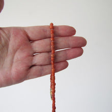 Cargar imagen en el visor de la galería, Antique Georgian Red Coral Necklace - Child&#39;s Miniature Necklace. - MercyMadge
