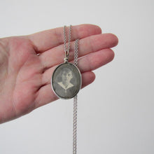 Load image into Gallery viewer, Edwardian Sterling Silver Antique Photo Locket
