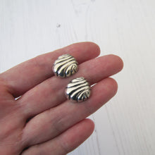 Load image into Gallery viewer, William Spratling 1940s Taxco Silver Shell Earrings - MercyMadge
