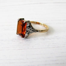 Load image into Gallery viewer, Art Deco 9ct Gold Citrine Ring - MercyMadge
