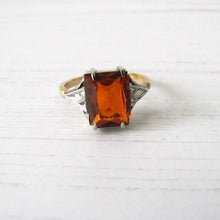 Load image into Gallery viewer, Art Deco 9ct Gold Citrine Ring - MercyMadge
