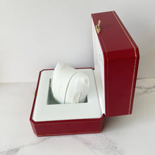Cargar imagen en el visor de la galería, Cartier Red Leather Wristwatch Box
