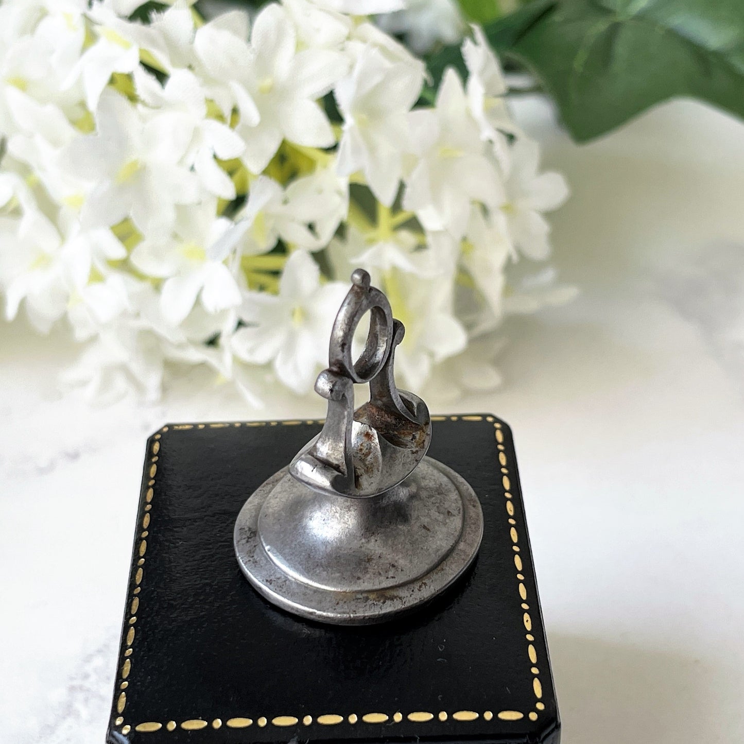 Georgian Steel Wax Seal Fob With Fox Intaglio