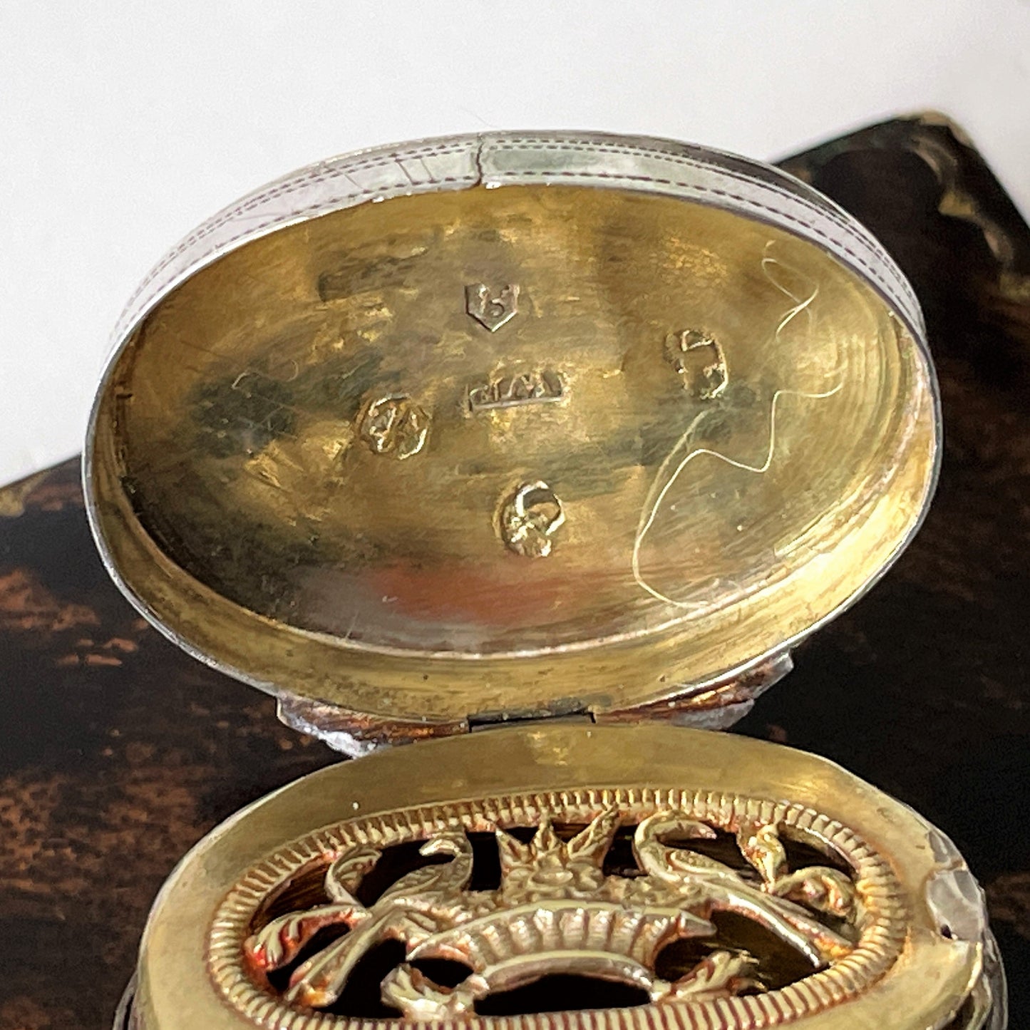 Georgian Silver Vinaigrette, William Pugh 1804 Birmingham