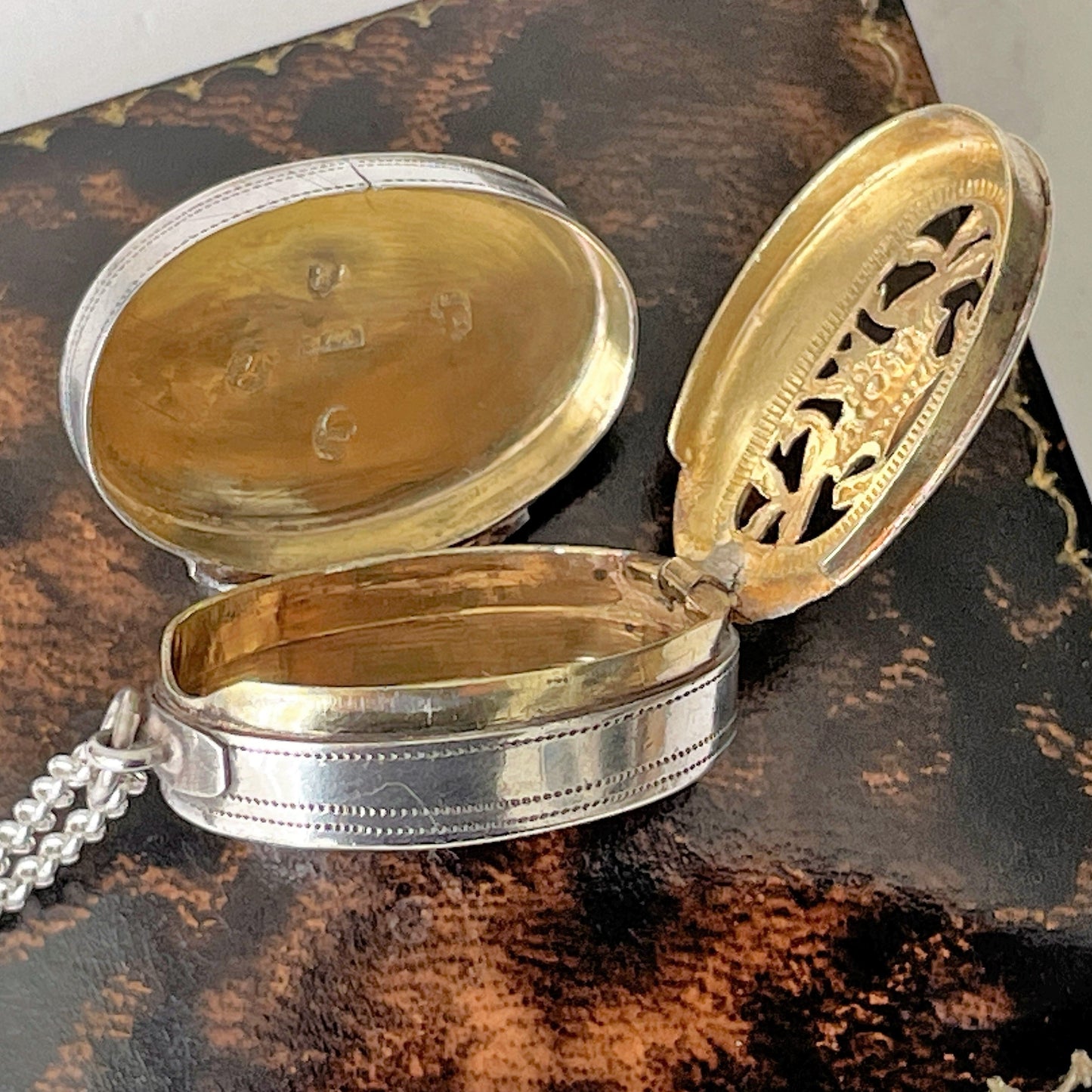 Georgian Silver Vinaigrette, William Pugh 1804 Birmingham