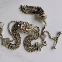 Load image into Gallery viewer, Antique Victorian Silver Albertina Bracelet
