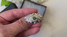 Load and play video in Gallery viewer, Antique Art Deco Double Fish Marquise Ring
