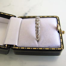 Load image into Gallery viewer, 9ct White Gold CZ Diamond Eternity Ring - MercyMadge

