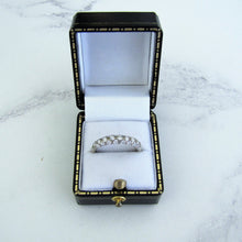 Cargar imagen en el visor de la galería, 9ct White Gold CZ Diamond Eternity Ring - MercyMadge
