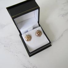 Load image into Gallery viewer, Victorian 9ct Gold Target Earrings. - MercyMadge
