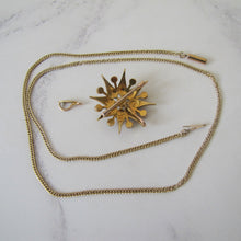 Load image into Gallery viewer, Victorian 15ct Gold Pearl Star Pendant Necklace. - MercyMadge
