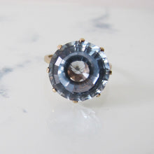 Load image into Gallery viewer, 1960&#39;s 10 Carat Topaz Solitaire Dress Ring, 9ct Gold. - MercyMadge
