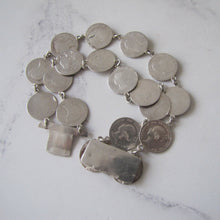 Charger l&#39;image dans la galerie, Victorian Maundy Money Silver Coin Bracelet - MercyMadge
