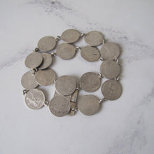 Cargar imagen en el visor de la galería, Victorian Maundy Money Silver Coin Bracelet - MercyMadge
