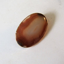 Load image into Gallery viewer, Georgian/Victorian 9ct Rose Gold Carnelian Brooch
