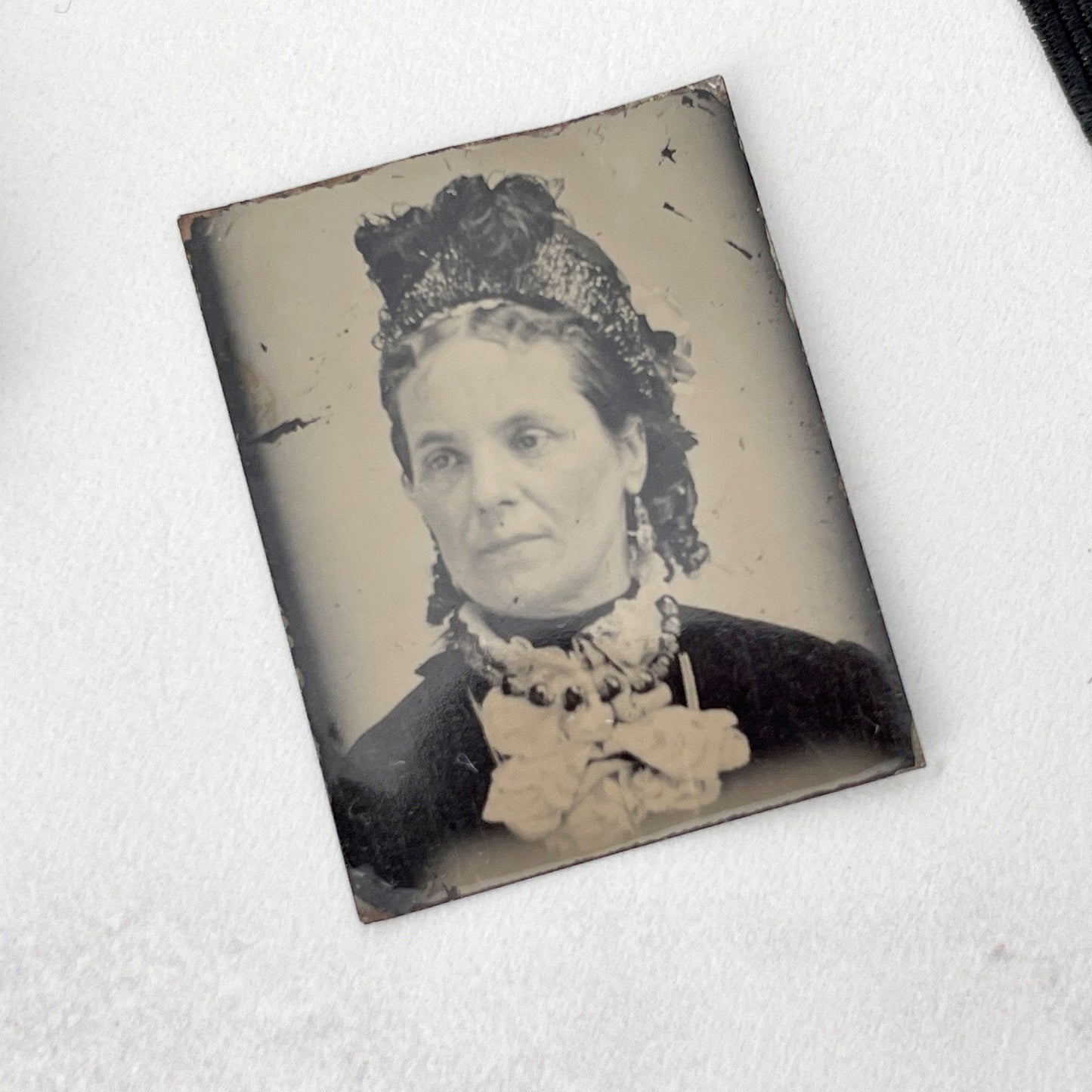 Antique Victorian Sterling Silver & Gold Aesthetic Locket. Large Book Style Locket With Tintype Photo, British Registry Lozenge Mark, 1881