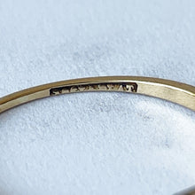 画像をギャラリービューアに読み込む, Art Deco 18ct Gold, Platinum Diamond Solitaire Ring, 0.25ct. Slender Antique Stacking Ring. Edwardian Diamond Engagement Ring, Size R.5 or 9
