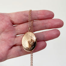 Load image into Gallery viewer, Victorian Aesthetic Engraved 9ct Rose Gold Locket
