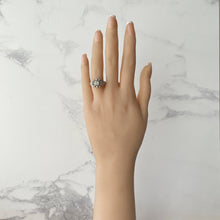 画像をギャラリービューアに読み込む, Vintage 18ct Gold Diamond Solitaire Buttercup Ring. Star Set 0.25ct Diamond Flower Ring. 1970s Retro Statement Cocktail/Engagement Ring
