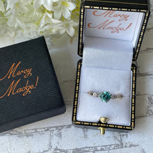 画像をギャラリービューアに読み込む, Antique Art Deco Blue Zircon Platinum &amp; Gold Ring. Antique 0.85 Carat Zircon Solitaire Engagement Ring. 1920s Art Deco Cocktail Ring.
