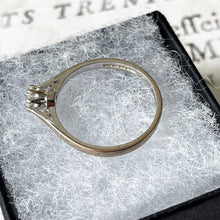 画像をギャラリービューアに読み込む, Vintage 18ct White Gold 2.50ct Diamond Solitaire Engagement Ring. Classic Art Deco Style Coronet Set 1/4ct Diamond Ring, Size O UK/ 7.25 USA
