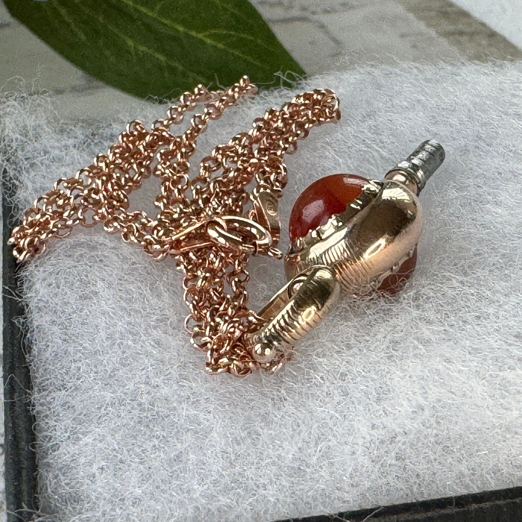 Georgian 18ct Gold Carnelian Swivel Watch Key Pendant. Antique Scottish Agate Fob Pendant Charm. 18ct Rose Gold Pocket Watch Winder Key