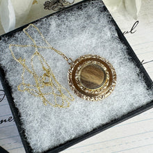 Load image into Gallery viewer, Georgian 9ct Gold Mourning Locket Pendant
