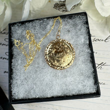 Load image into Gallery viewer, Georgian 9ct Gold Mourning Locket Pendant
