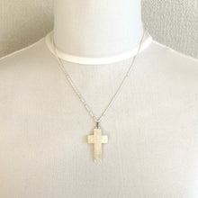 Load image into Gallery viewer, Antique Victorian Bethlehem Cross Necklace
